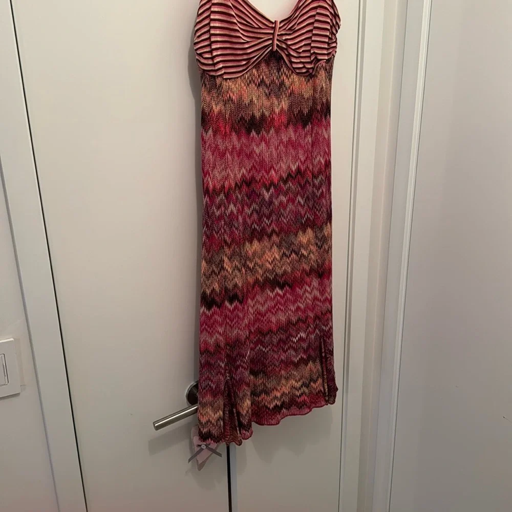 Missoni Zig Zag dress - pink, red, brown tones - Picture 2 of 7